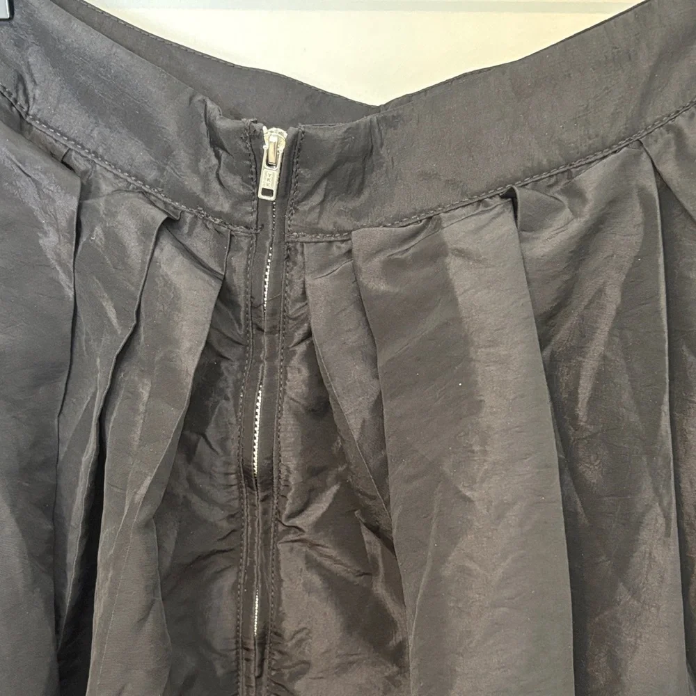 Free People Black A-Line Skirt L - Picture 5 of 9